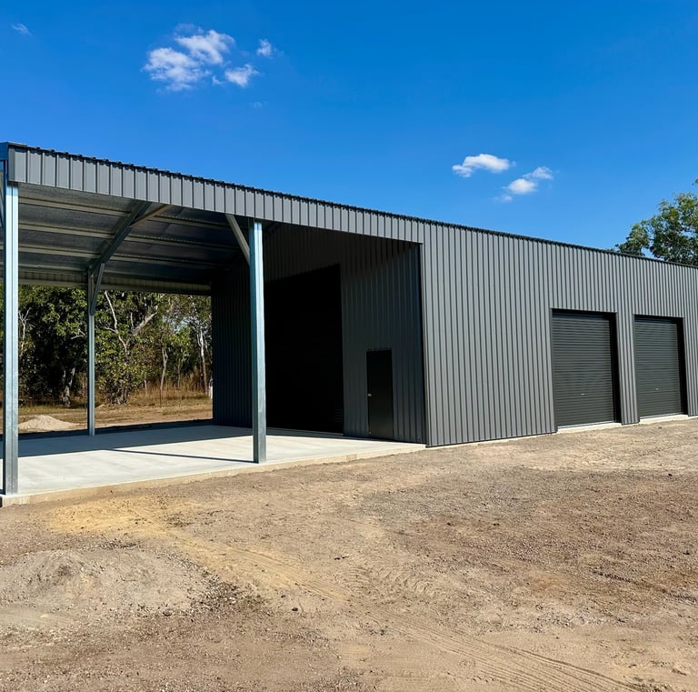 steel shed, Humpty Doo, NT builder