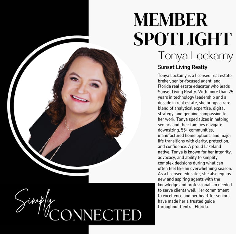 Tonya Lockamy, Sunset Living Realty, Broker, Real Estate Agent Lakeland Florida