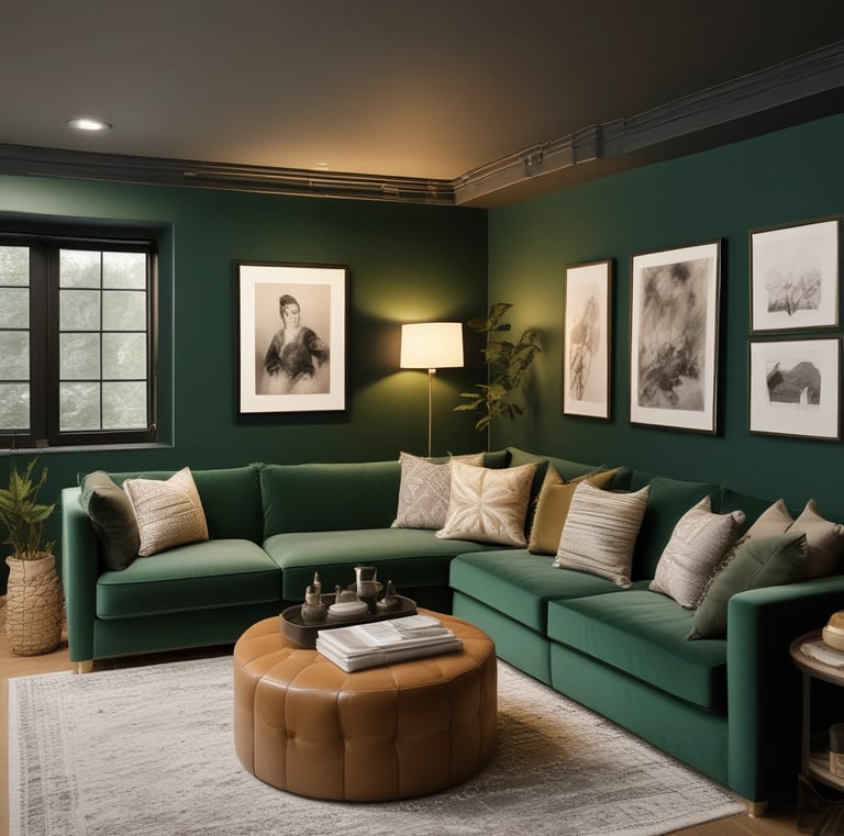 A curated 'buy the look' display with stylish, practical home decor items.