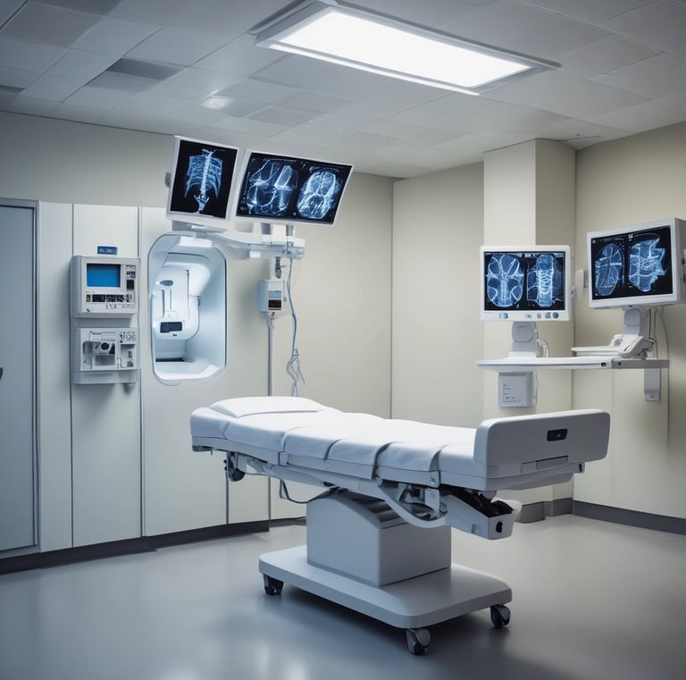A professional consultation setting with a medical professional sitting at a desk facing a client. The room has a modern aesthetic with white walls decorated with framed certificates. The desk is organized with office supplies, a laptop, and a fruit bowl in the center.