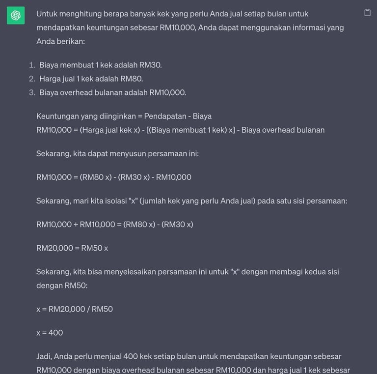 chatGPT untuk pemasaran