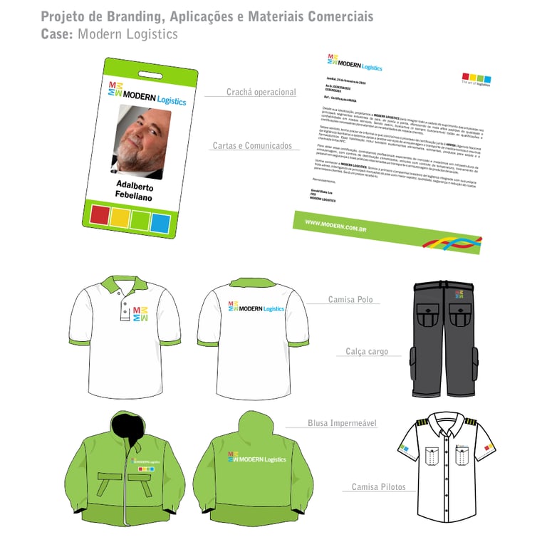 Case modern 4 - Uniformes e Identidade Visual