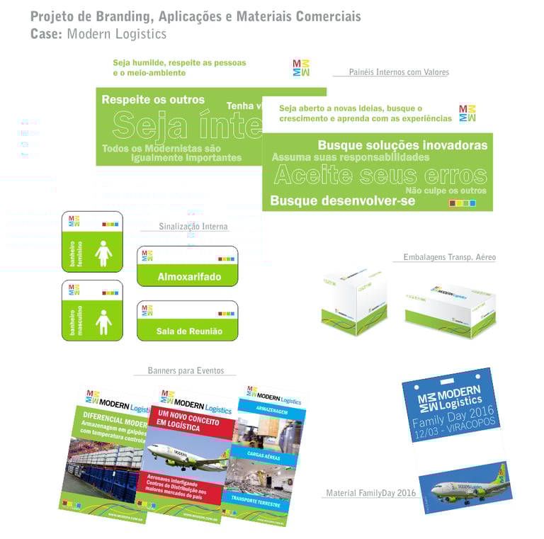 Case modern 5 Sinalização Corporativa Embalagens