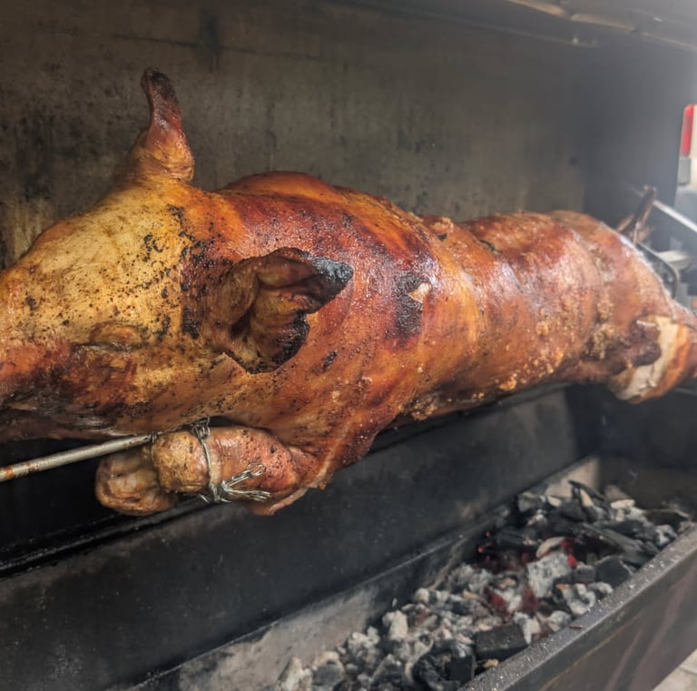 cochoon de lait rôti pour évènement en Normandie