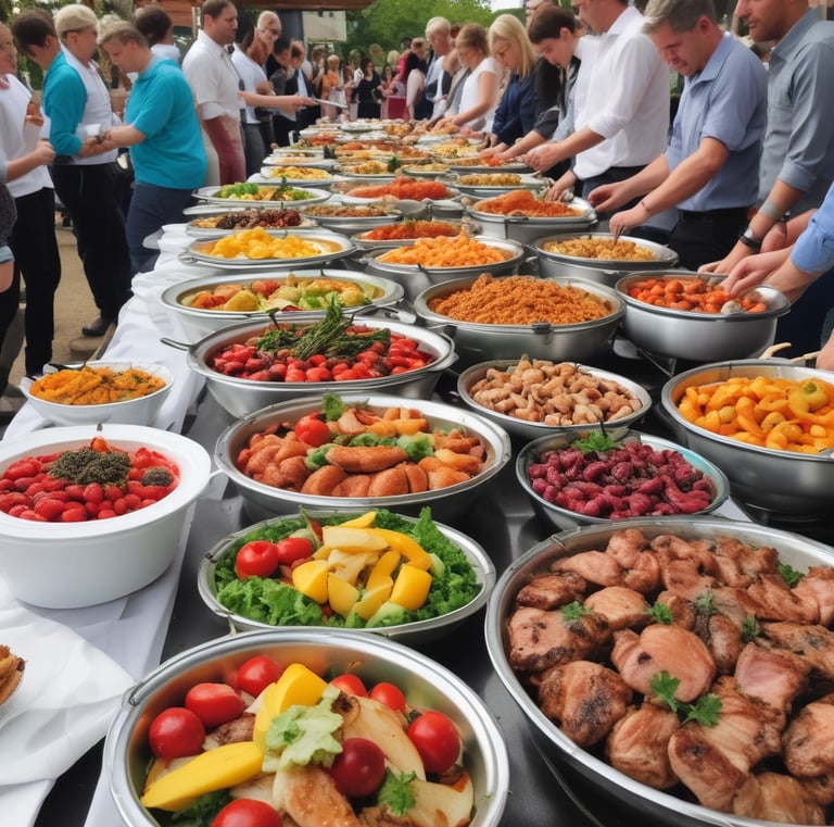 buffet et rôtisserie