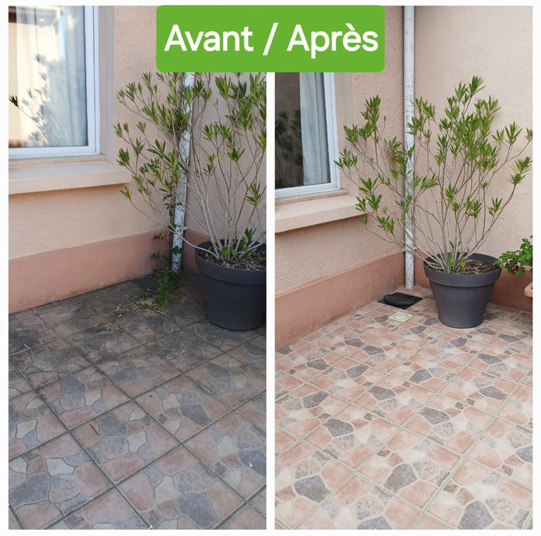 nettoyage de terrasse