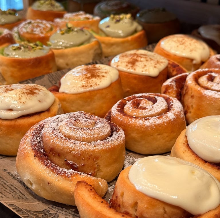 Glutenfri kanelsnurr med ostekrem – søtbakst fra bakeri uten gluten