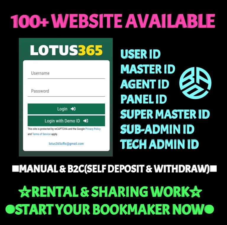 ONLINE CRICKET BETTING ID AVAILABLE DL MDL SMDL MASTER ID SUPER MASTER ID ADMIN ID AVAILABLE