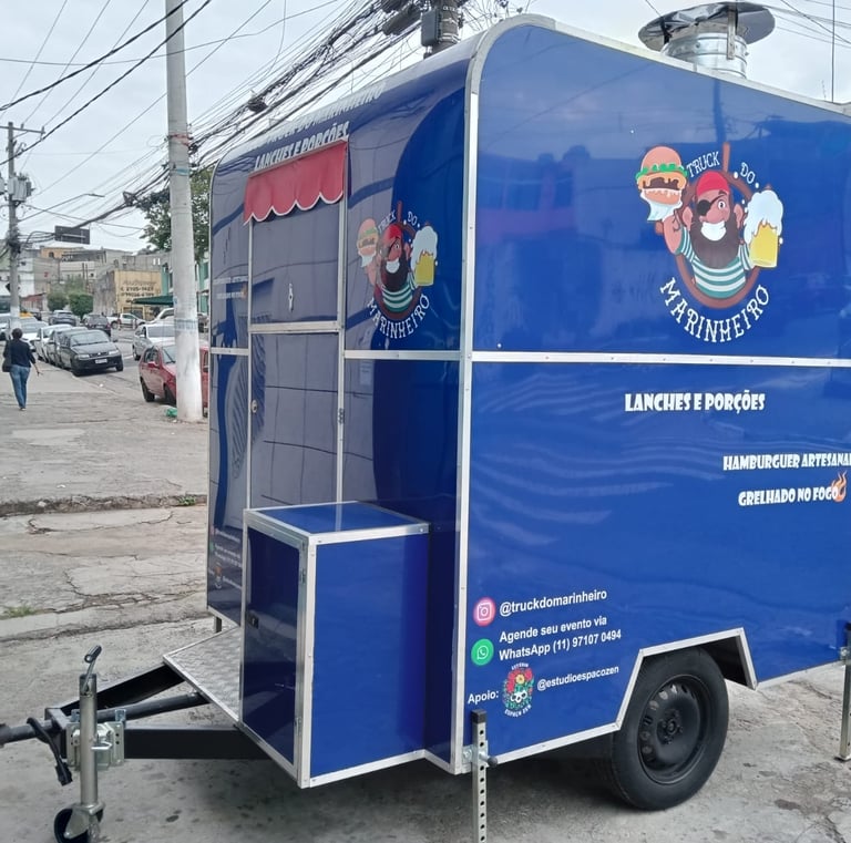 Trailer hamburguer artesanal