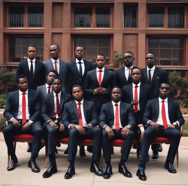 A group of young leaders engaging in a workshop.