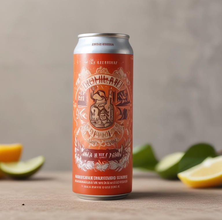 Custom packaging options lined up on a shelf.