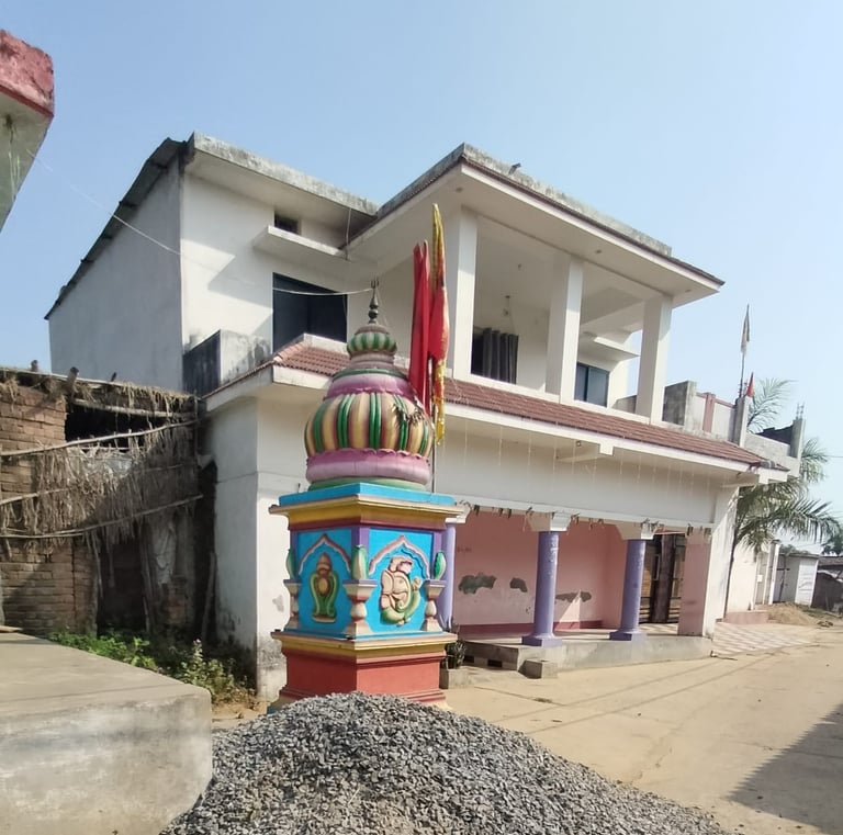 mandir and house