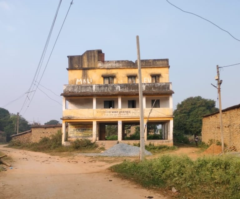 yellow building