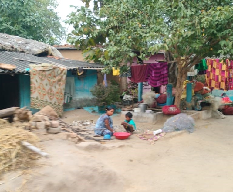 image of mother and son