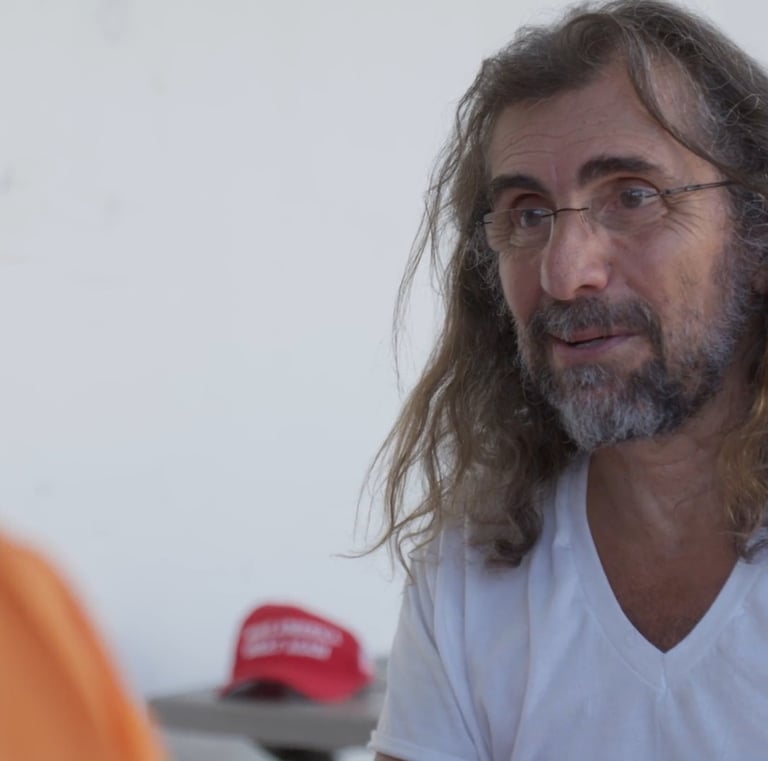 Larion Krantsov Speaking in Yard - Prisoner Trump Image
