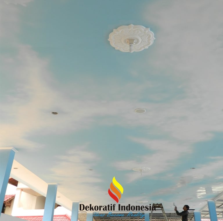 Jasa Lukis Awan Di Gedung