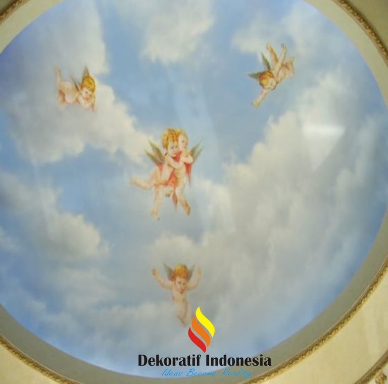 Jasa Lukis Awan Di Plafon