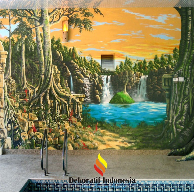 Jasa Mural Kolam Renang