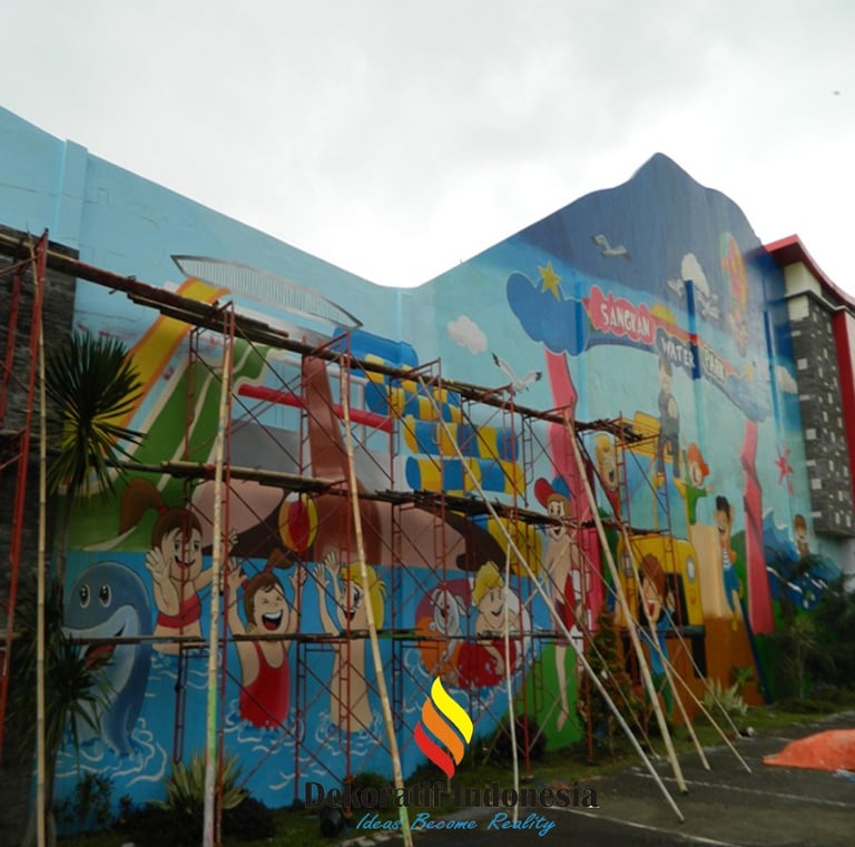 Jasa Mural Waterboom
