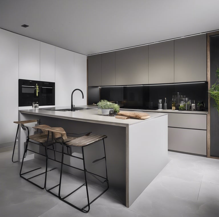 planters with plant near area rug inside room