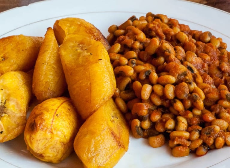 beans and plantain