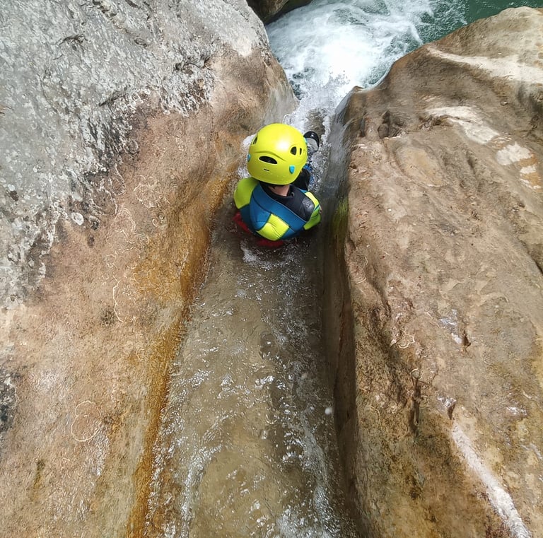 Toboggan au canyon de Rabou, Serre-Ponçon, Hautes-Alpes, Gap, Chorges, Savines
