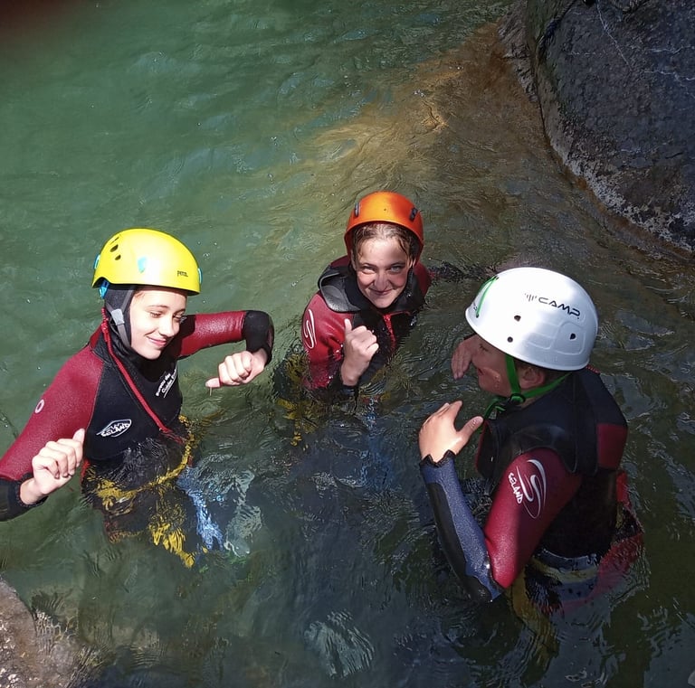 Baignades canyoning Canyon de la Rouanette, canyoning champsaur, Ancelles, Chorges