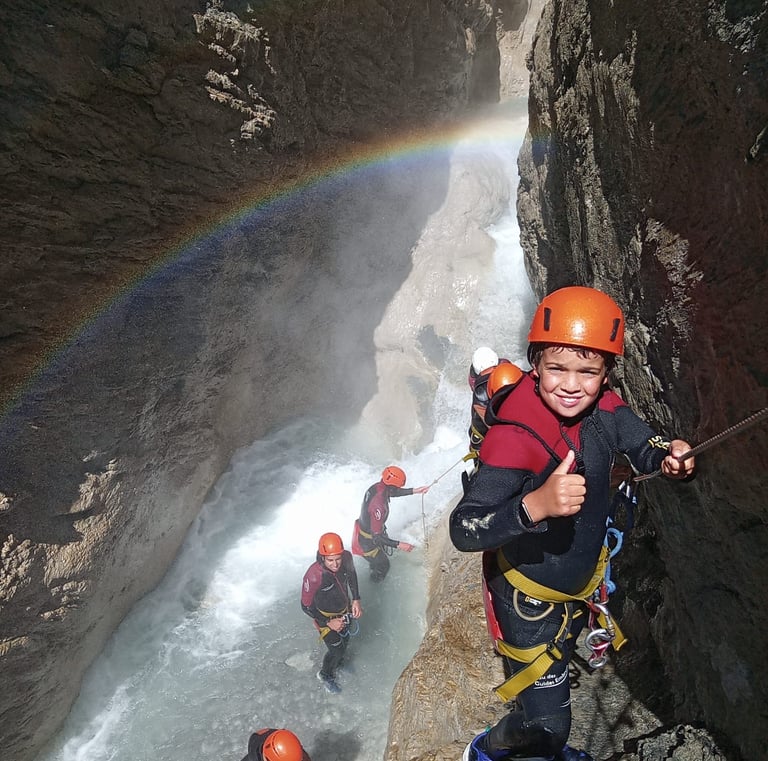 Canyon de la Blache, canyoning Serre-Ponçon, canyon sportif
