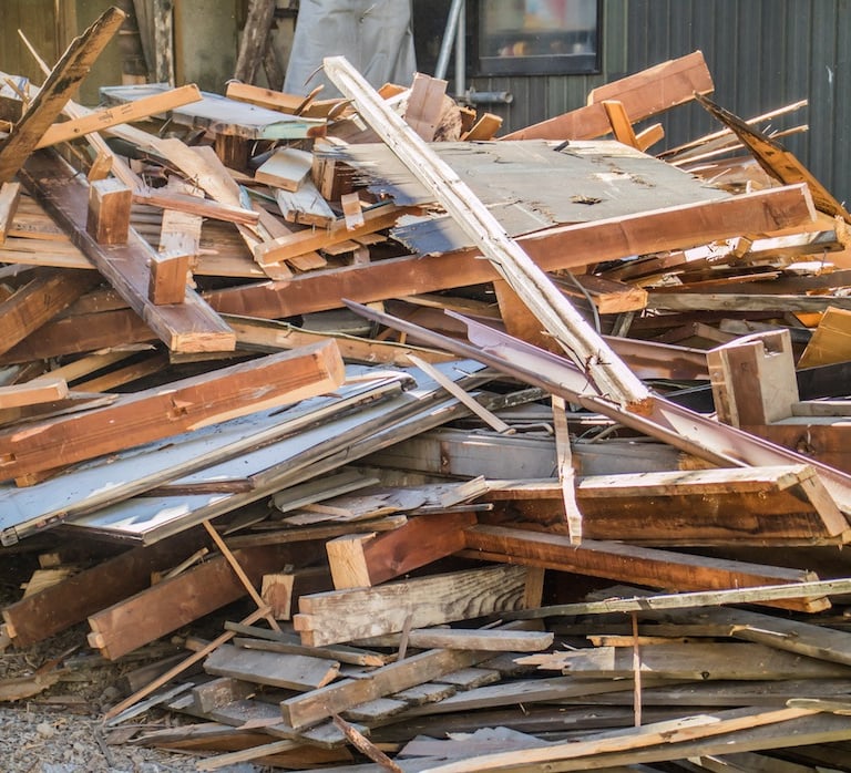 construction debris