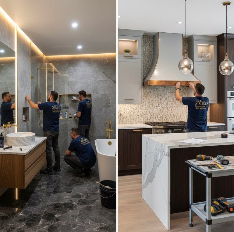 Interior remodeling in New Castle Delaware by Siblings Construction LLC