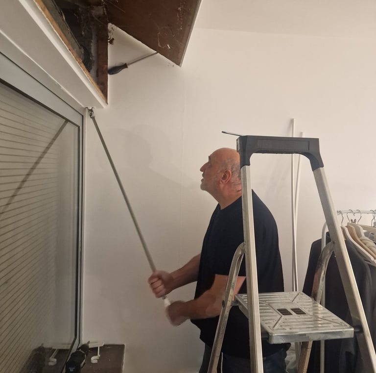 escabo manivelle volet ouvert