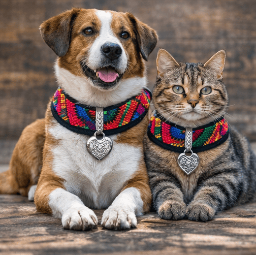 collares-mascotas-textil-mexicano-placas-plata-perro-gato