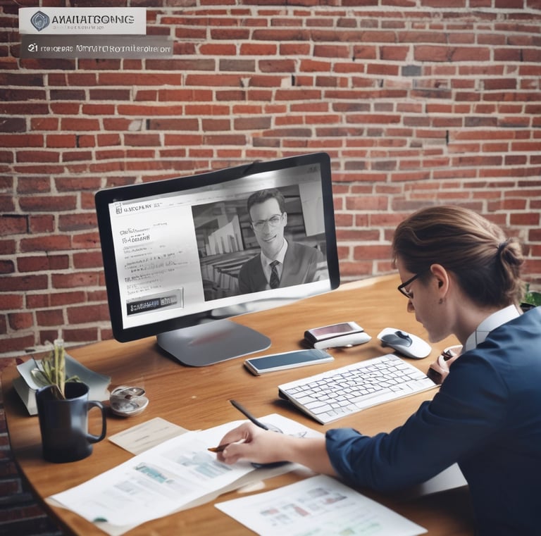 A team meeting discussing financial strategies with charts and graphs.