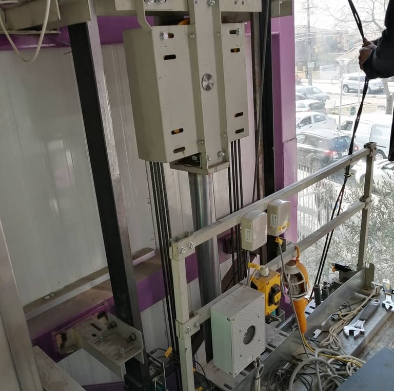 a man in a suit is standing in front of a window