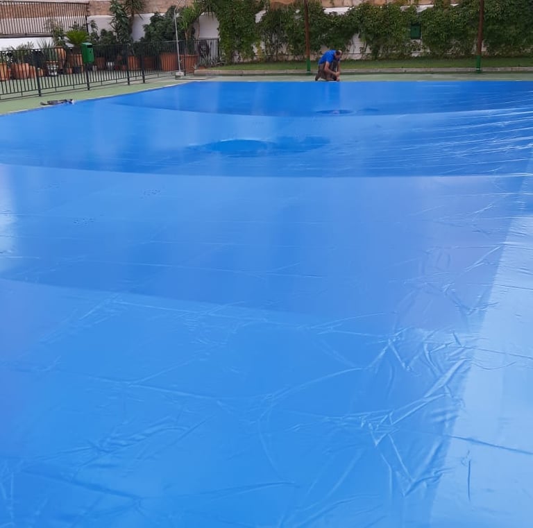 Cubierta piscina