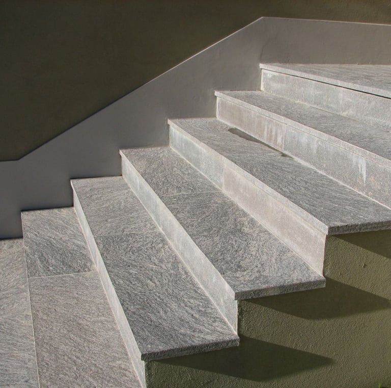 escalera de pórfido