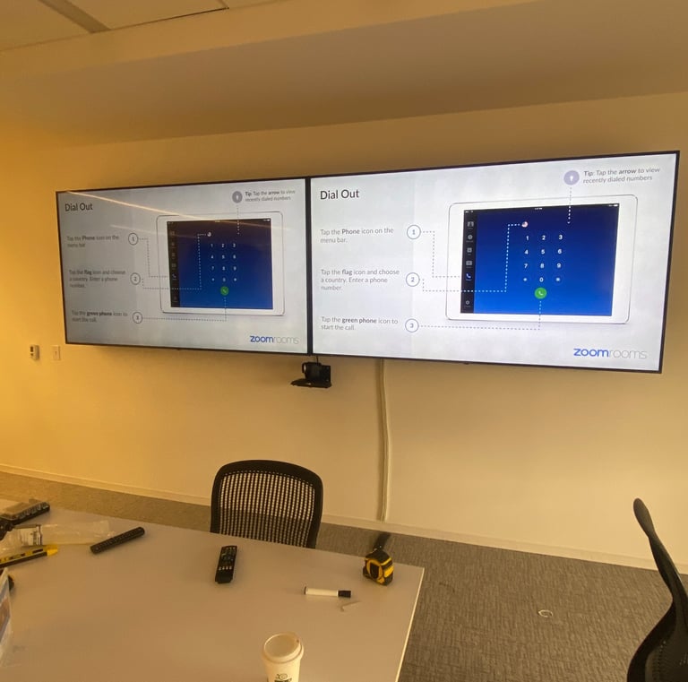 Videoconference room install