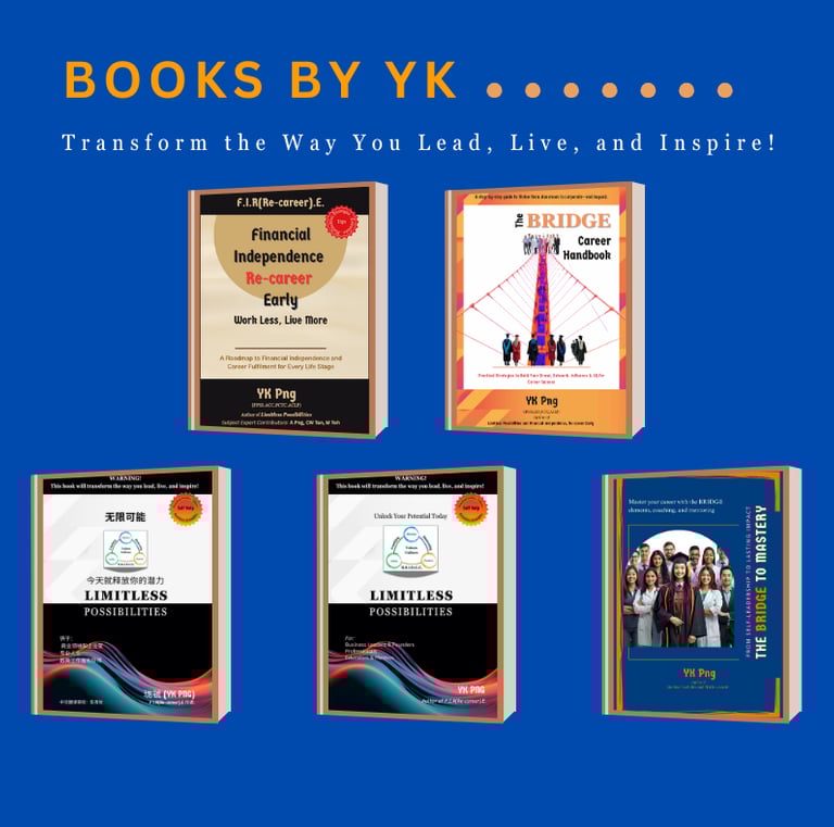 a series of books with a blue background and a book cover