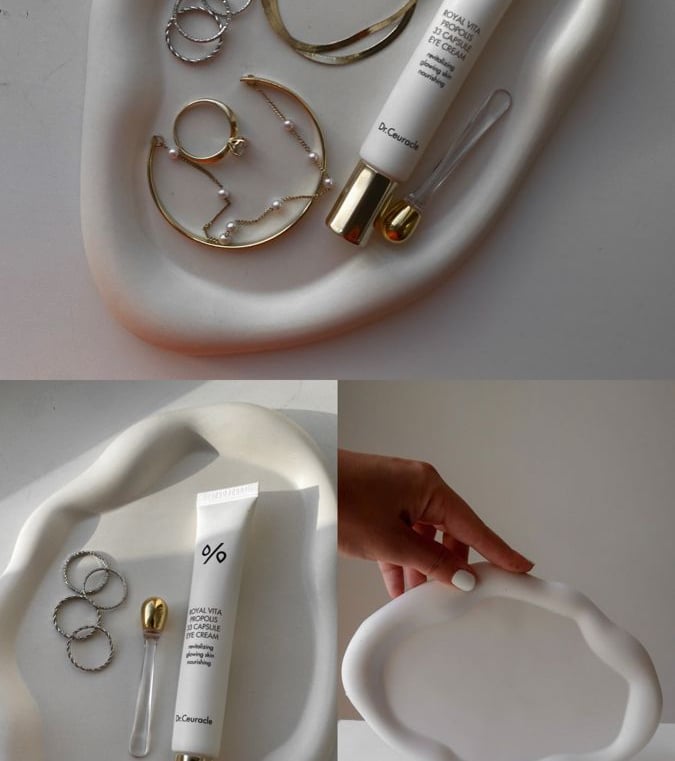 Gypsum jewelry trays by Ederé