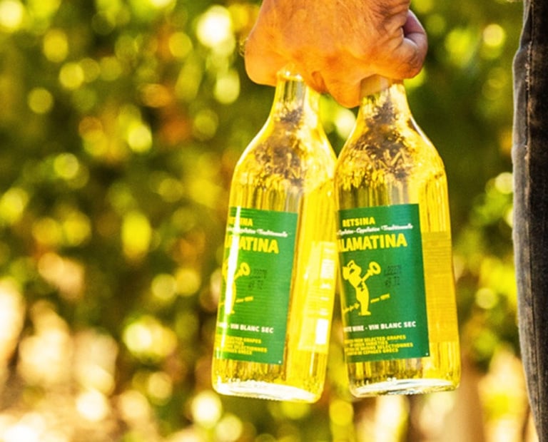 malamatina retsina wine