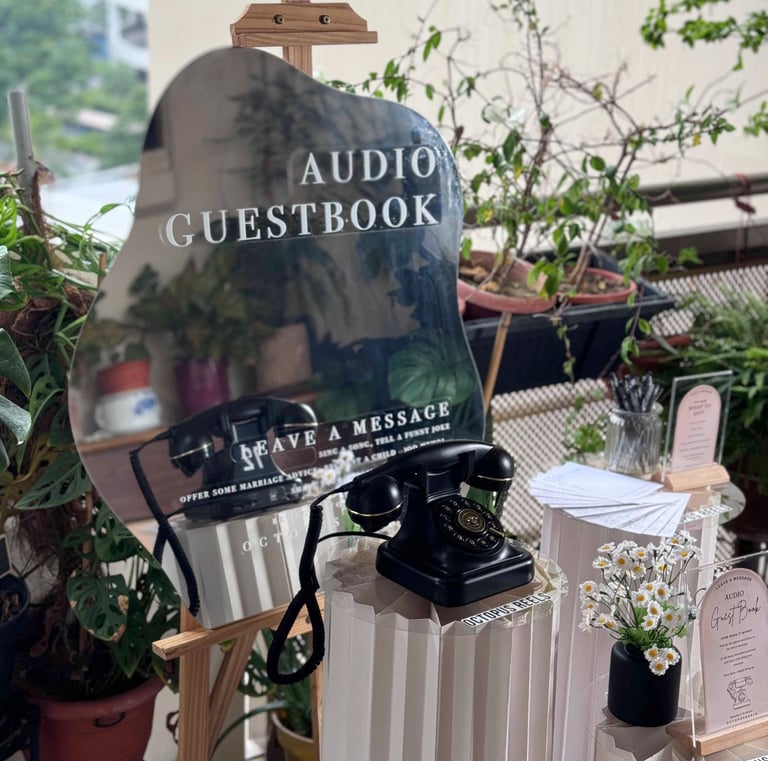 audio guestbook rental for wedding 6