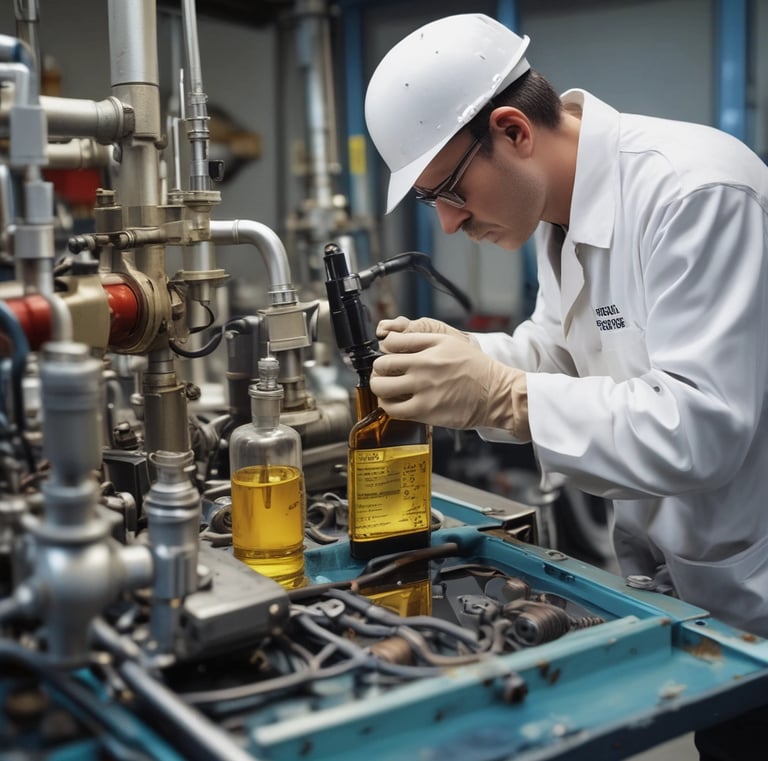 A partially renovated room with bare, unfinished walls showing visible patches of brickwork and mortar. There are exposed pipes and cables on the floor, and a small shovel and a broom leaning against the wall. A large window lets in natural light from outside, showing a view of residential buildings.