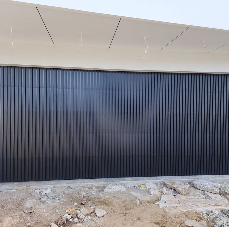 Custom battern garage door