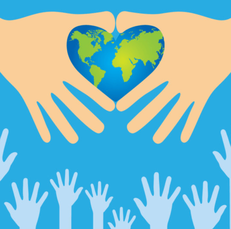 So many helping hands make the world go round. We need everyone working together!