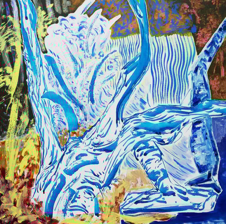 Contemporary landscape painting