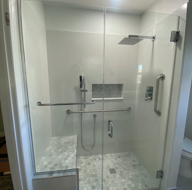 shower soor installation