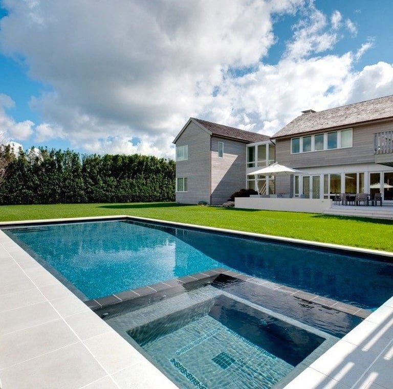 Custom Pool and Spa Installation, Geometric