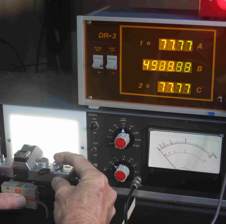 Shutter speed testing