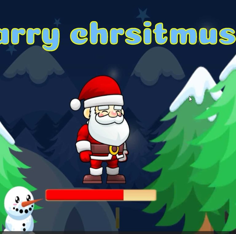 santa christmas 2d