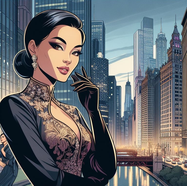 Kim Lee is confident and ambitious and exudes power on Chicago's financial scene.